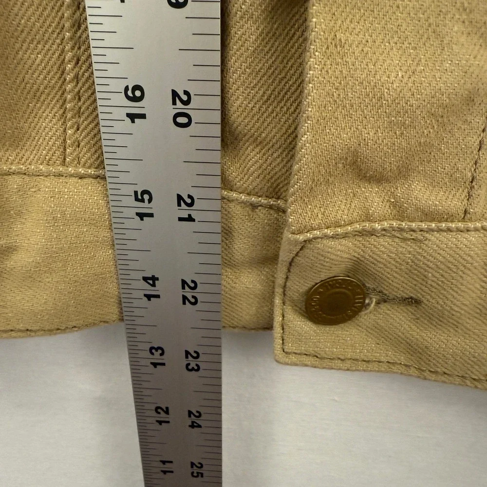 Youth  Levi‎ Strauss & Co Tan Trucker Jacket Size Large 12 13 Yrs